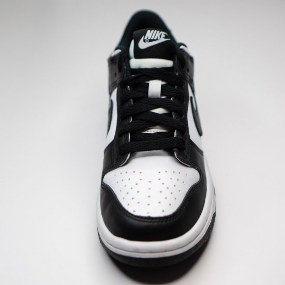 Youth Size 4 - Nike Dunk Low Retro GS Black and White 2021 Kids CW1590-100 - Picture 9 of 15
